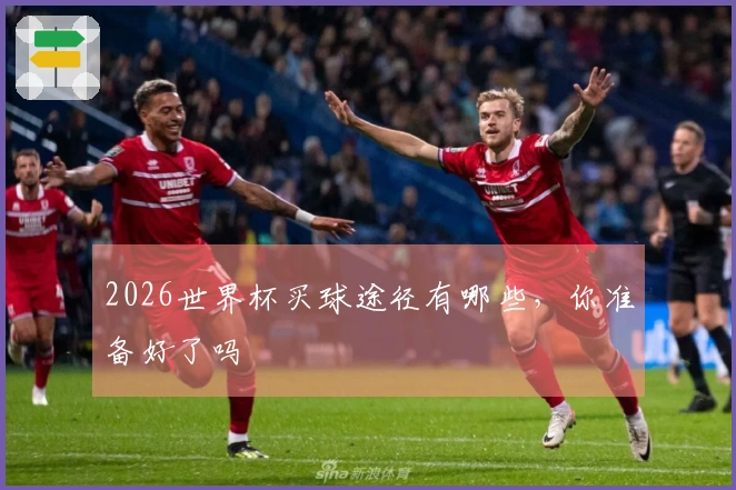 2026世界杯买球途径有哪些，你准备好了吗